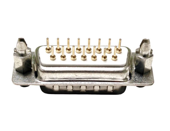 DMS 15P 公頭 車針 前鎖螺母 后鉚魚叉 白膠連接器