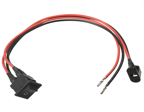 KCD1船型開關(guān)2115MM 2腳帶線DC2.5