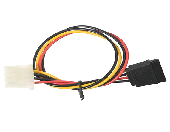 串口硬盤電源線 臺式機(jī)電腦硬盤 大4P轉(zhuǎn)15P