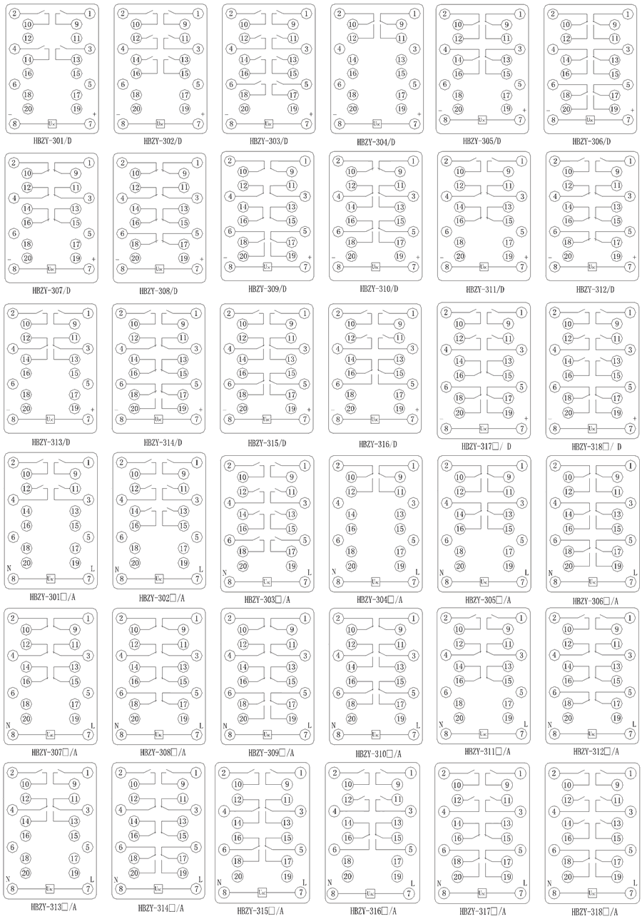 HBZY-303內(nèi)部接線(xiàn)圖